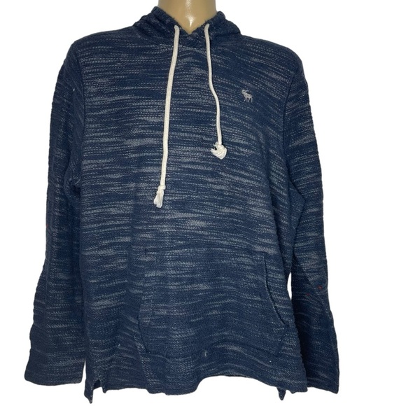 Abercrombie Marled Knit Hoodie XL - Picture 1 of 5